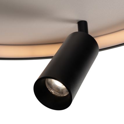 Brilagi - Plafoniera dimmerabile a LED UNITY LED/48W/230V + 1xGU10/3W 3000-6000K 39x45 cm bianco/nero + telecomando