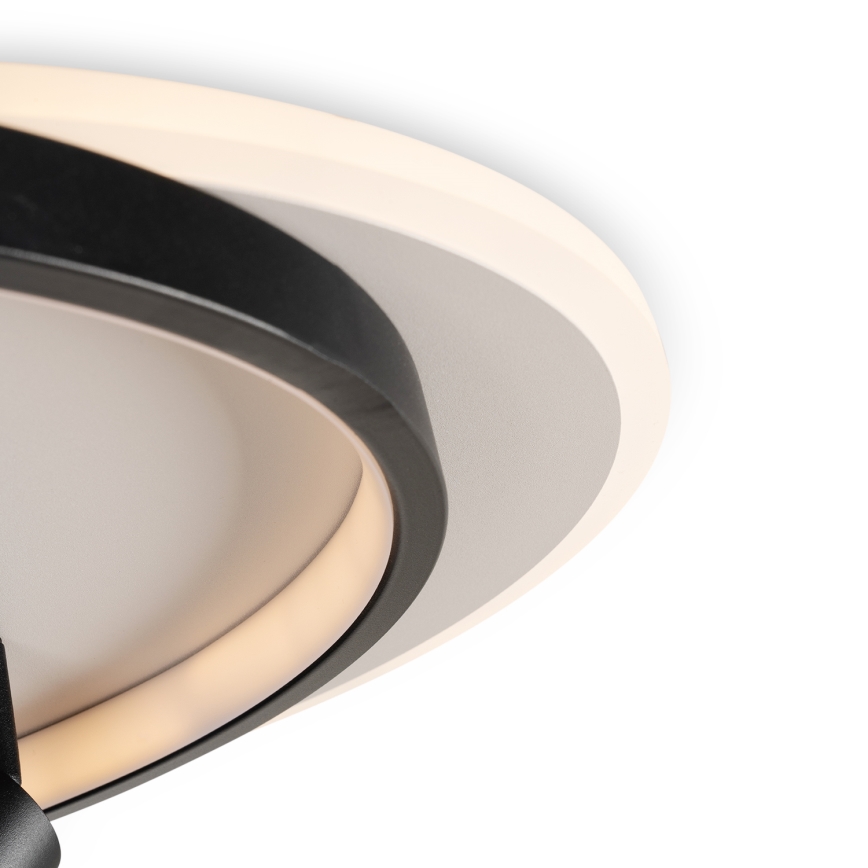 Brilagi - Plafoniera dimmerabile a LED UNITY LED/48W/230V + 1xGU10/3W 3000-6000K 39x45 cm bianco/nero + telecomando