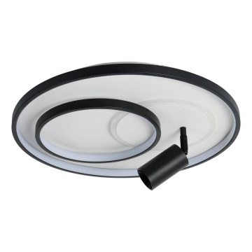 Brilagi - Plafoniera LED dimmerabile UNITY LED/60W/230V + 1xGU10/3W 3000-6000K Ø 50 cm bianco/nero + telecomando