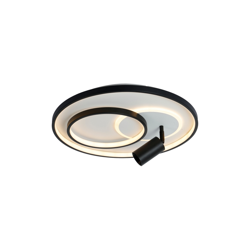 Brilagi - Plafoniera LED dimmerabile UNITY LED/60W/230V + 1xGU10/3W 3000-6000K Ø 50 cm bianco/nero + telecomando