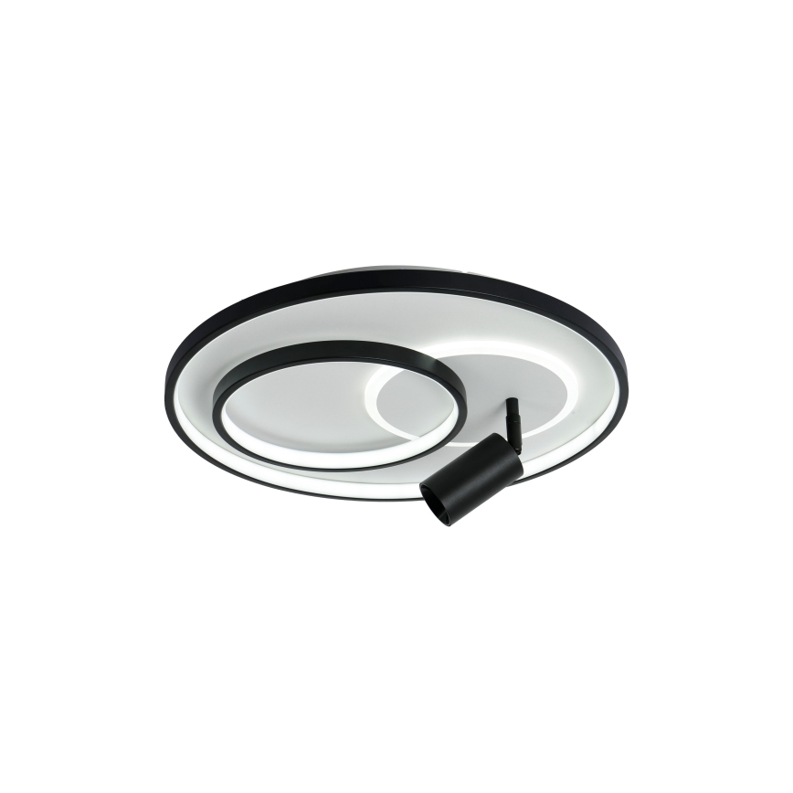 Brilagi - Plafoniera LED dimmerabile UNITY LED/60W/230V + 1xGU10/3W 3000-6000K Ø 50 cm bianco/nero + telecomando