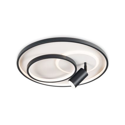 Brilagi - Plafoniera LED dimmerabile UNITY LED/60W/230V + 1xGU10/3W 3000-6000K Ø 50 cm bianco/nero + telecomando