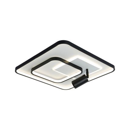 Brilagi - Plafoniera LED dimmerabile UNITY LED/75W/230V + 1xGU10/3W 3000-6000K 50x50 cm bianco/nero + telecomando