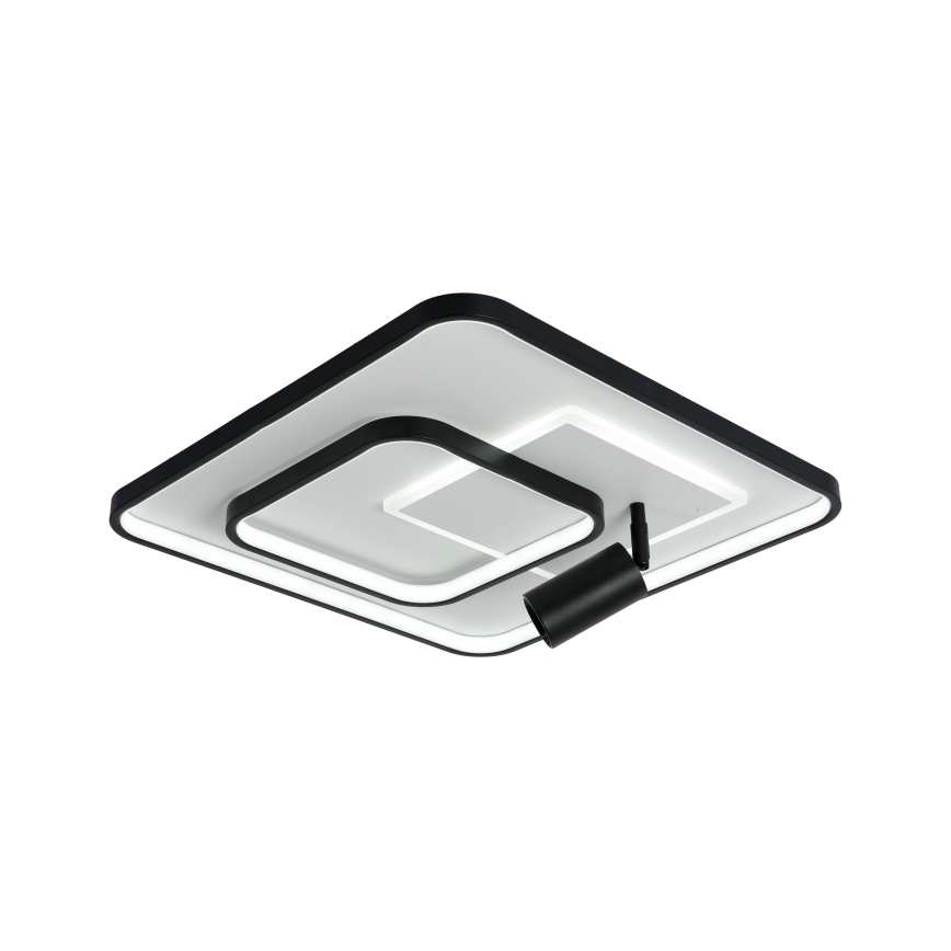 Brilagi - Plafoniera LED dimmerabile UNITY LED/75W/230V + 1xGU10/3W 3000-6000K 50x50 cm bianco/nero + telecomando