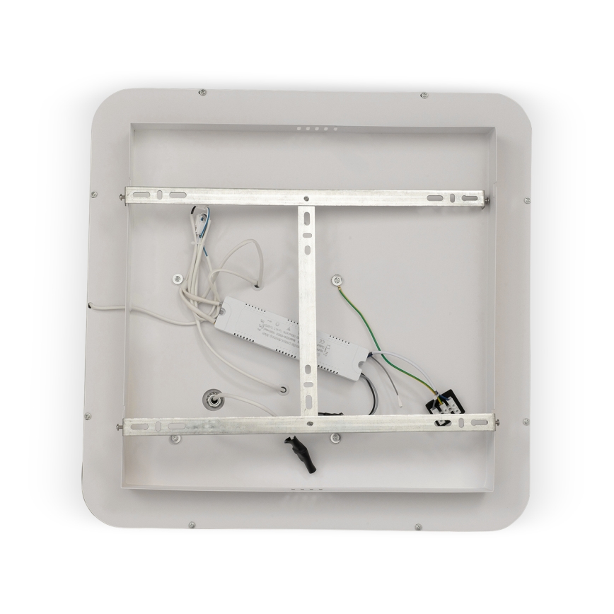 BRILAGI - Plafoniera LED dimmerabile UNITY LED/75W/230V + 1xGU10/3W 3000-6000K 50x50 cm bianco/nero + telecomando