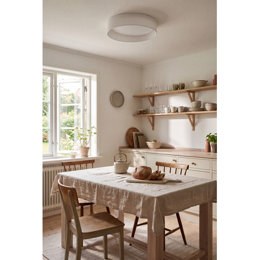 Brilagi - Lampada da soffitto dimmerabile VELVET SMARTIX STARS LED/36W/230V 3000–6000K Ø 55 cm bianco Wi‑Fi Tuya Beacon + telecomando