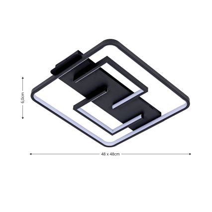 Brilagi - Plafoniera LED dimmerabile VELO LED/34W/230V 3000/4000/6000K + telecomando