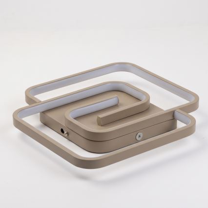 BRILAGI - Plafoniera LED dimmerabile VELO LED/64W/230V 3000-6500K 48x48 cm beige + telecomando