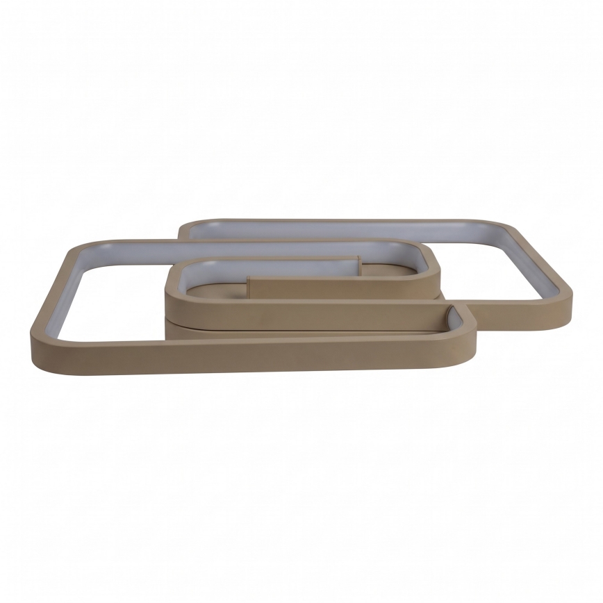 BRILAGI - Plafoniera LED dimmerabile VELO LED/64W/230V 3000-6500K 48x48 cm beige + telecomando
