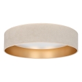 Brilagi - Plafoniera LED dimmerabile VELVET SMART VARI LED/36W/230V 3000-6500K Ø 55 cm crema/oro + telecomando
