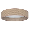 Brilagi - Plafoniera LED dimmerabile VELVET SMARTIX LED/36W/230V 3000-6000K Ø 55 cm beige Wi-Fi Tuya Beacon + telecomando