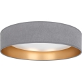 Brilagi - Plafoniera LED dimmerabile VELVET SMARTIX LED/36W/230V 3000-6000K Ø 55 cm grigio/oro Wi-Fi Tuya Beacon + telecomando