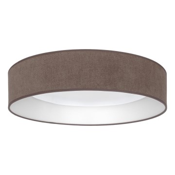 Brilagi - Plafoniera LED dimmerabile VELVET SMARTIX STARS, 24 W, 230 V, 3000–6000 K, Ø 45 cm, marrone, Wi‑Fi Tuya Beacon + telecomando