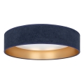 Brilagi - Plafoniera LED dimmerabile VELVET SMARTIX STARS LED/24W/230V 3000-6000K Ø 45 cm blu/oro Wi-Fi Tuya Beacon + telecomando