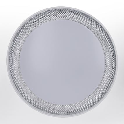 Brilagi - Plafoniera dimmerabile a LED WALDO LED/48W/230V 3000-6500K Ø 40 cm bianco/argento + telecomando