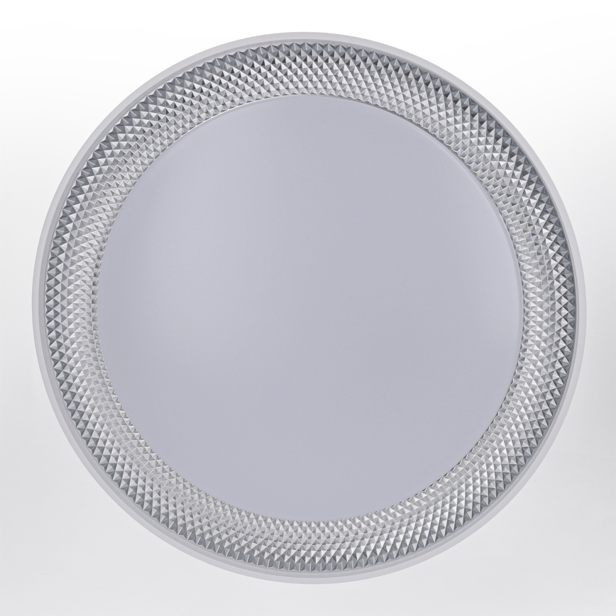 Brilagi - Plafoniera dimmerabile a LED WALDO LED/48W/230V 3000-6500K Ø 40 cm bianco/argento + telecomando