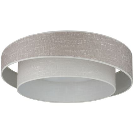 Brilagi - Plafoniera LED DOVER SHINE LED/26W/230V diametro 60 cm grigio/color crema