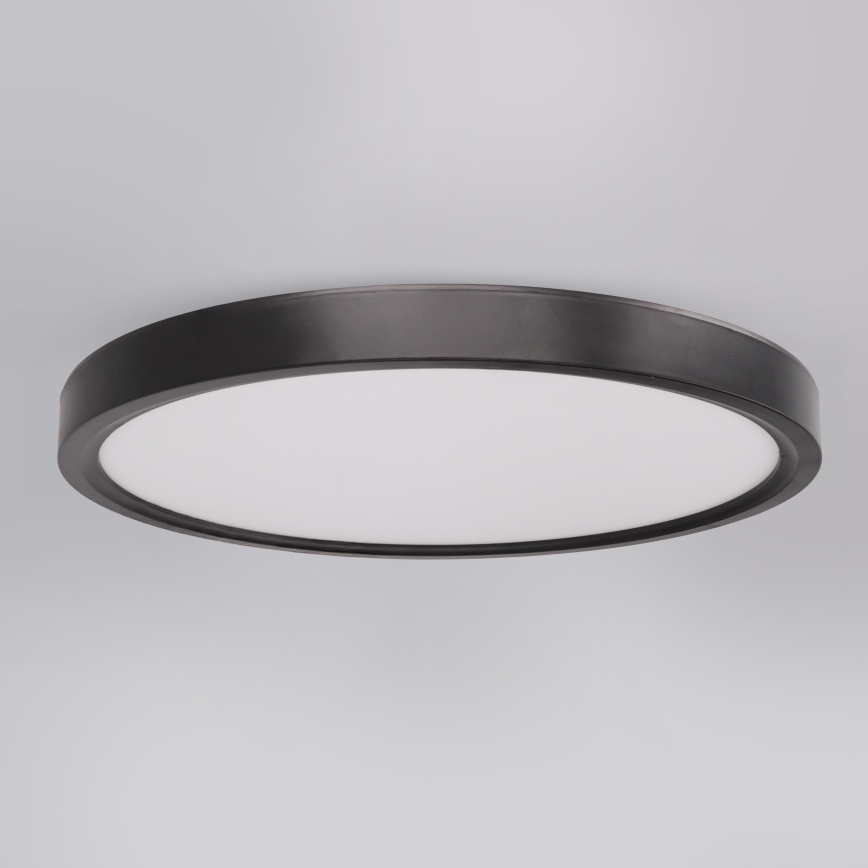 Brilagi - Plafoniera LED ESTELA LED/18W/230V Ø 30 cm nera