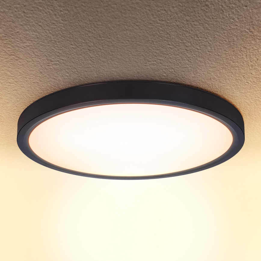 Brilagi - Plafoniera LED ESTELA LED/18W/230V Ø 30 cm nera