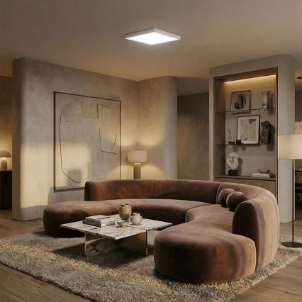 Brilagi - Plafoniera LED ESTELA SQUARE LED/24W/230V 31x31 cm bianco