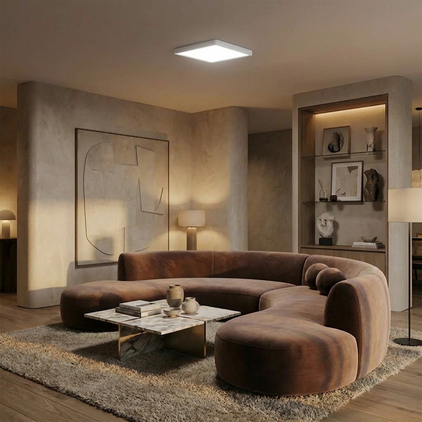 Brilagi - Plafoniera LED ESTELA SQUARE LED/24W/230V 31x31 cm bianco