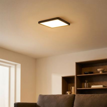 Brilagi - Plafoniera LED ESTELA SQUARE LED/24W/230V 31x31 cm nera