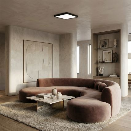 Brilagi - Plafoniera LED ESTELA SQUARE LED/24W/230V 31x31 cm nera