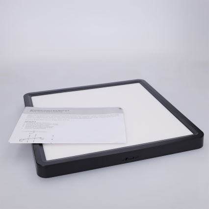 Brilagi - Plafoniera LED ESTELA SQUARE LED/24W/230V 31x31 cm nera