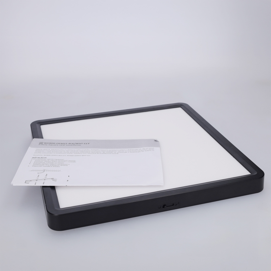 Brilagi - Plafoniera LED ESTELA SQUARE LED/24W/230V 31x31 cm nera