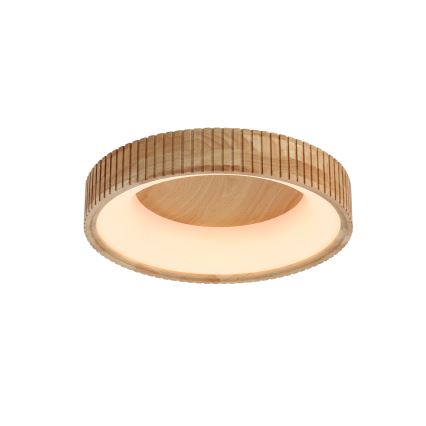 Brilagi - Plafoniera LED FALCON WOOD MODERN LED/30W/230V 3000/4000/6000K Ø 45 cm in legno