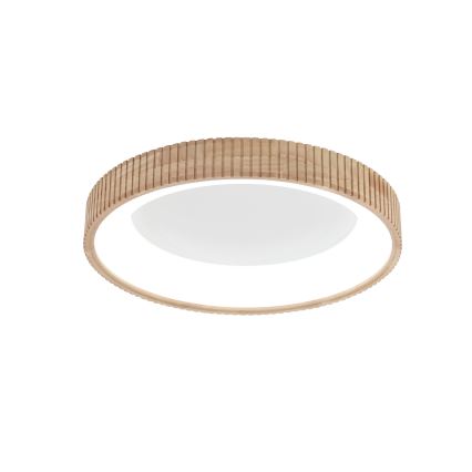 Brilagi - Plafoniera LED FALCON WOOD MODERN LED/40W/230V 3000/4000/6000K Ø 60 cm in legno