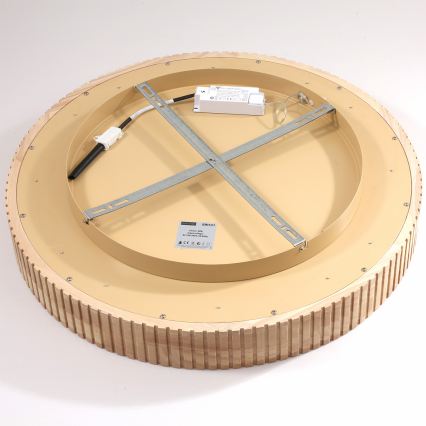 Brilagi - Plafoniera LED FALCON WOOD MODERN LED/40W/230V 3000/4000/6000K Ø 60 cm legno