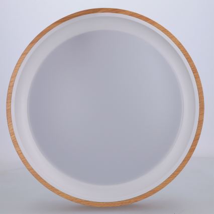 Brilagi - Plafoniera LED FLOCO LED/24W/230V Ø 30 cm, finitura legno/bianco