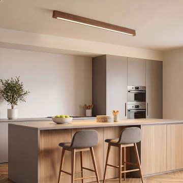 BRILAGI - Plafoniera LED GARDALINE LED/90W/230V 120 cm rovere
