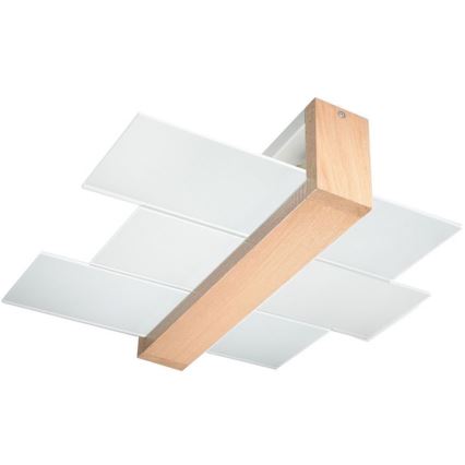 Brilagi -  Plafoniera LED HERA 2xE27/7,5W/230V legno