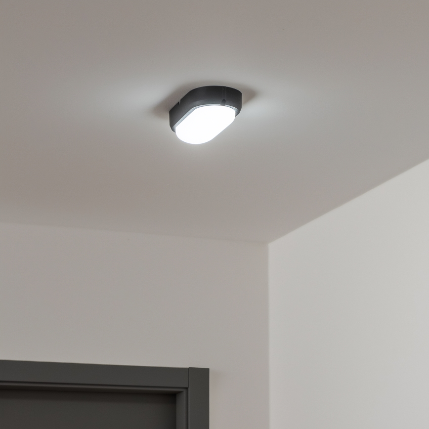 Brilagi - Plafoniera LED industriale SIMA LED/12W/230V IP65 nero