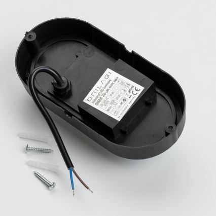Brilagi - Plafoniera LED industriale SIMA LED/12W/230V IP65 nero