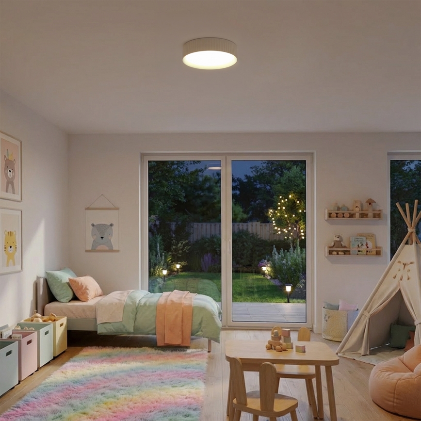 Brilagi - Plafoniera LED LUCIA LED/24W/230V Ø 31 cm beige