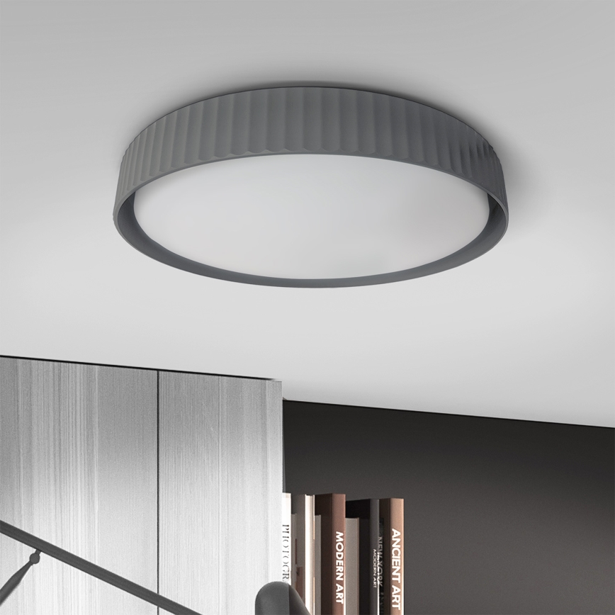 Brilagi - Plafoniera LED LUCIA LED/24W/230V Ø 31 cm grigia
