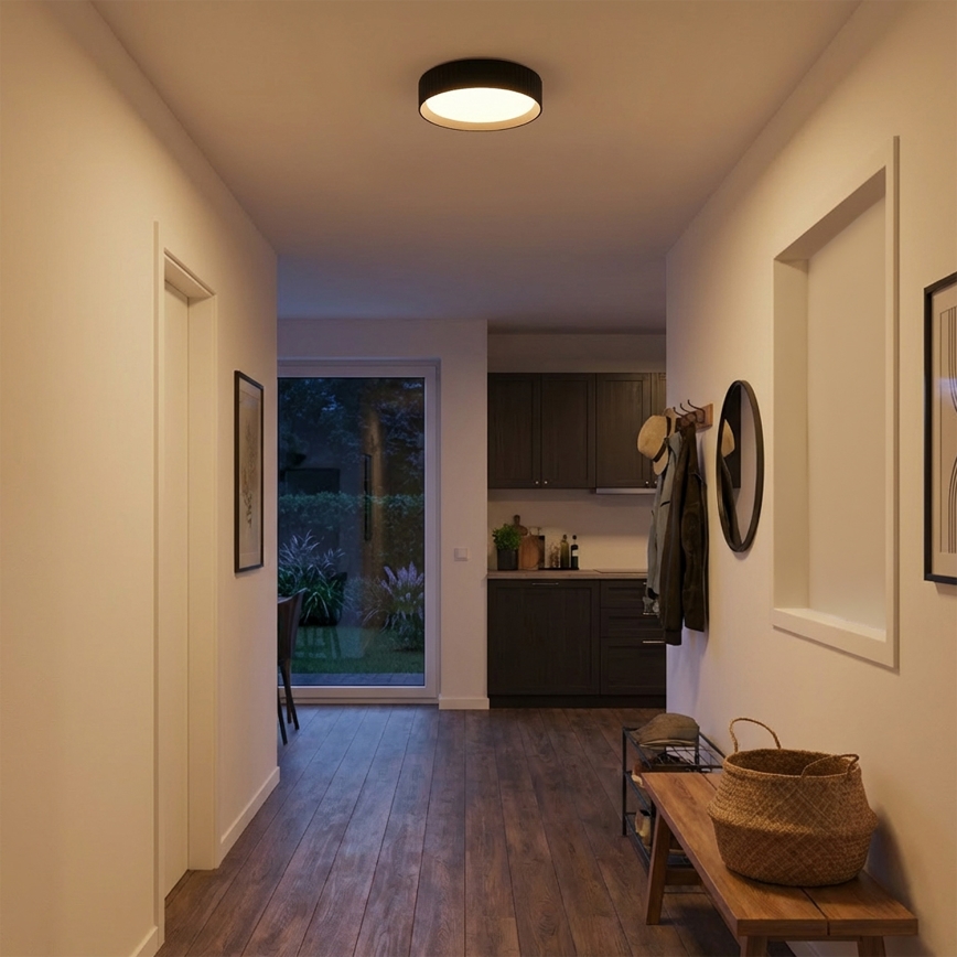Brilagi - Plafoniera LED LUCIA LED/24W/230V Ø 31 cm nera