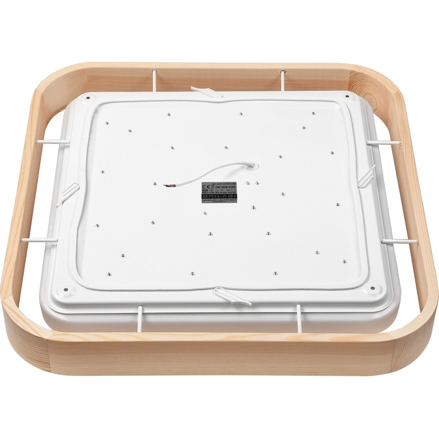 Brilagi - Plafoniera LED dimmerabile MANAROLA CUBIC LED/24W/230V 45x45 cm 3000-6500K pino + telecomando