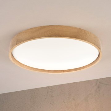 Brilagi - Plafoniera LED MANAROLA PLAIN 36W/230V/3000K Ø 48 cm rovere