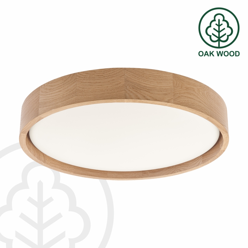 Brilagi - Plafoniera LED MANAROLA PLAIN LED/24W/230V 3000K Ø 41 cm rovere