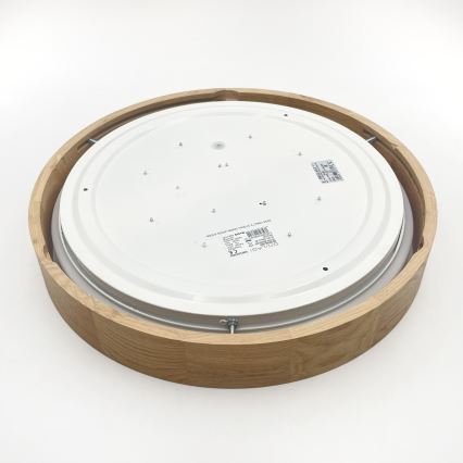 Brilagi - Plafoniera LED MANAROLA PLAIN LED/24W/230V 3000K Ø 41 cm rovere