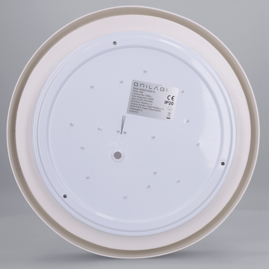 Brilagi - Plafoniera LED MATTEO LED/24W/230V Ø 31 cm nero