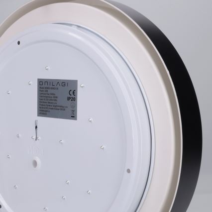 Brilagi - Plafoniera LED MATTEO LED/24W/230V Ø 31 cm nero