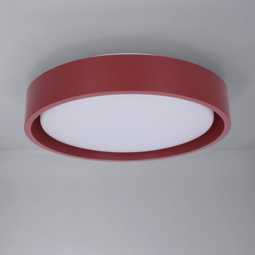 Brilagi - Plafoniera LED MATTEO LED/24W/230V Ø 31 cm rossa