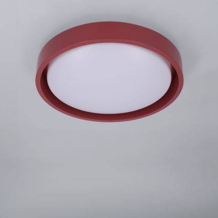 Brilagi - Plafoniera LED MATTEO LED/24W/230V Ø 31 cm rossa
