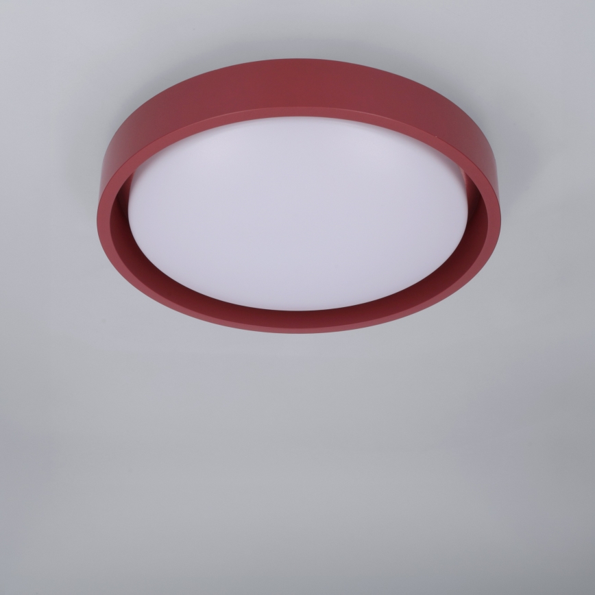 Brilagi - Plafoniera LED MATTEO LED/24W/230V Ø 31 cm rossa