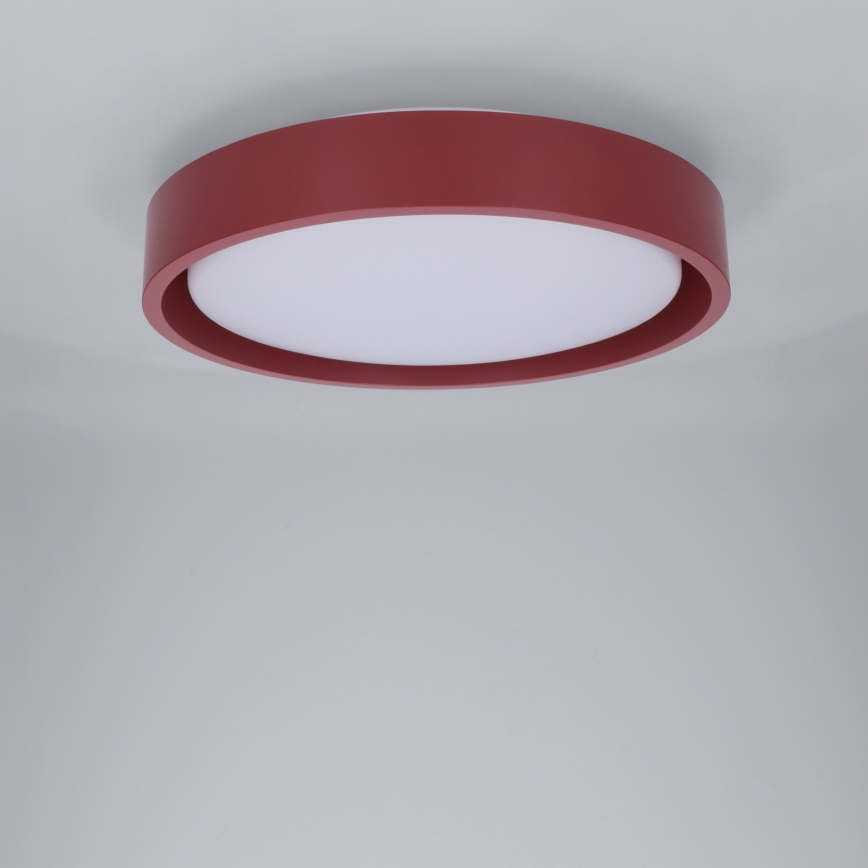 Brilagi - Plafoniera LED MATTEO LED/24W/230V Ø 31 cm rossa